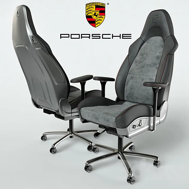 Porsche Office Chair 3D Model