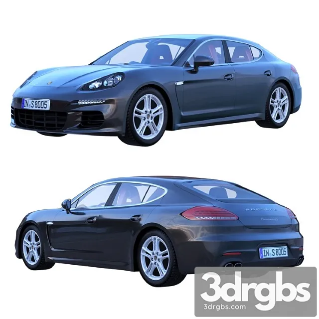 Porsche Panamera 4s 3D Model Free