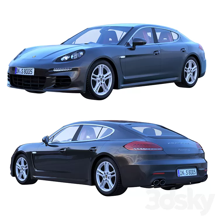 Porsche Panamera 4S 3D Model
