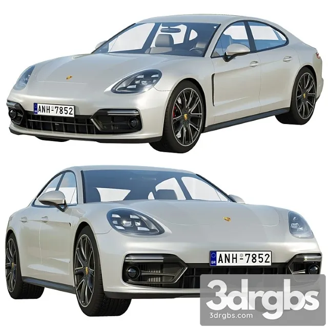 Porsche Panamera GTS 2019 3D Model Free