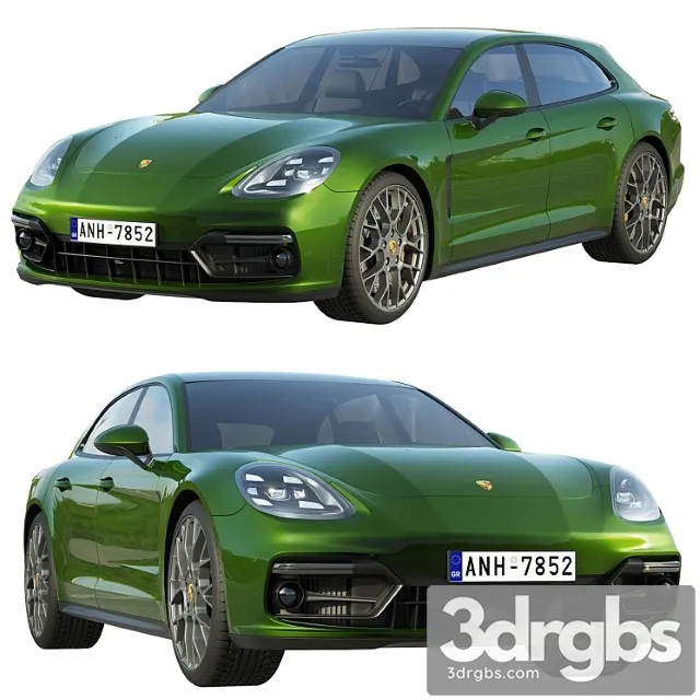 Porsche panamera gts sport turismo 2019 3D Model Free