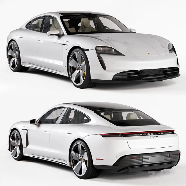 Porsche Taycan 3D Model