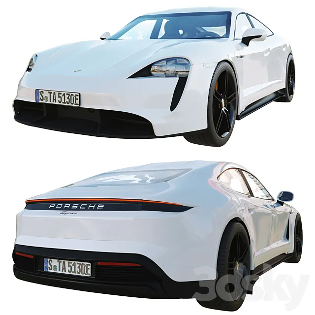 Porsche Taycan Turbo S 3DModel