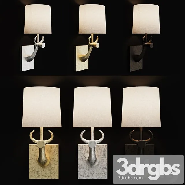 Porta romana cow bra 3D Model Free