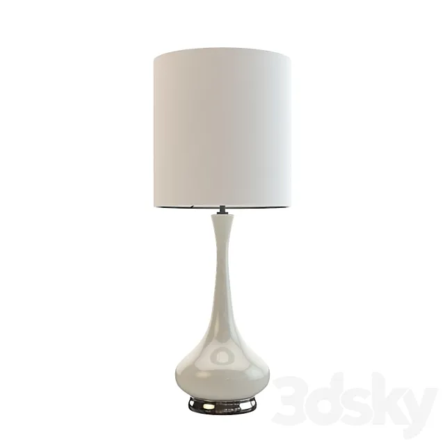 Porta Romana Stone Grace Lamp 3D Model