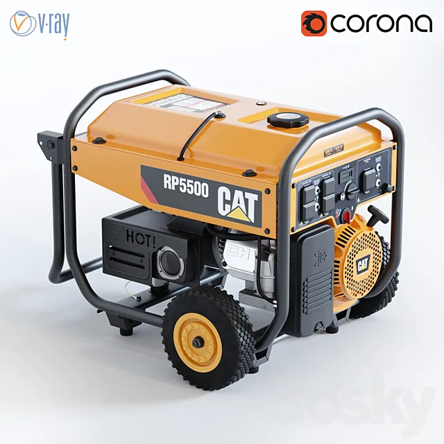 Portable generator CAT RP 5500 Free Download
