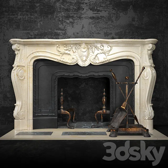 Portal fireplac 3DModel