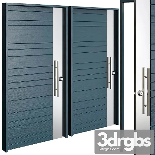 Porte contemporaine alpha 3D Model Free