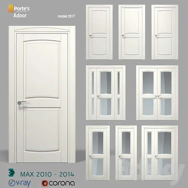 Porte's Adoor doors (2017) 3DModel
