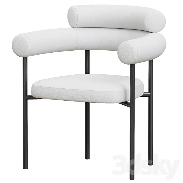 Portia Dining Chair by Nuevo 3D Model