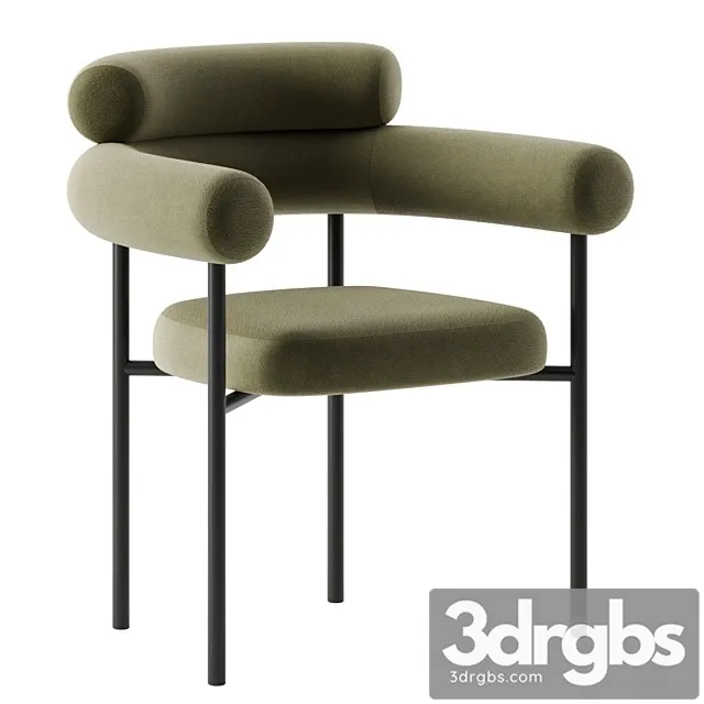 Portia Dining Chair by Nuevo 3D Model Free