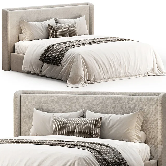 Porto Bed 3D Model