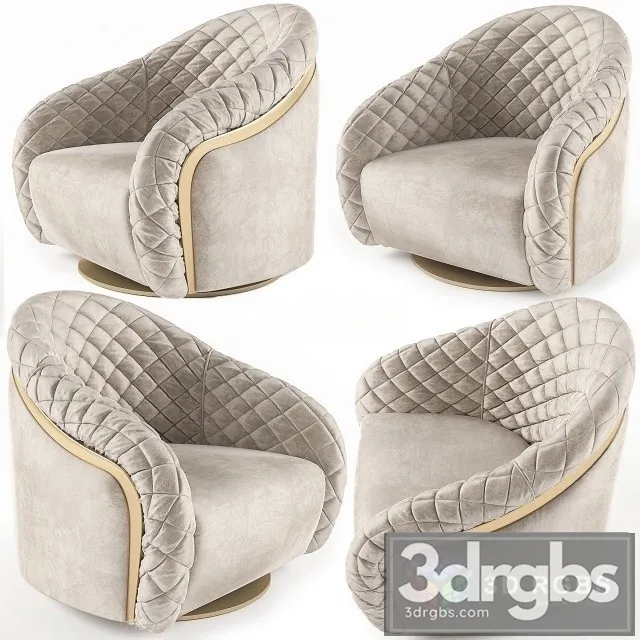 Portofino Cantori Armchair 3D Model Free