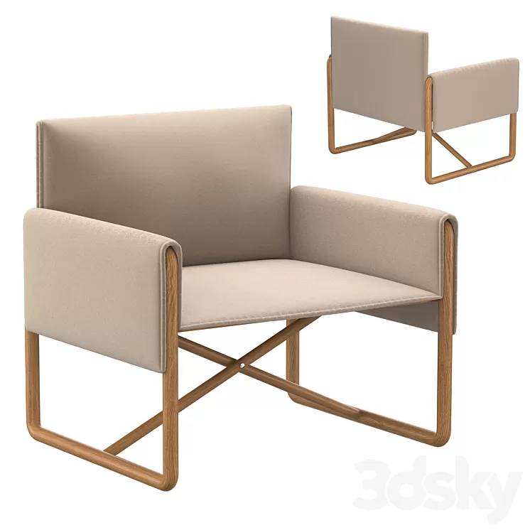 Portofino Outdoor Chair 3D Model Free