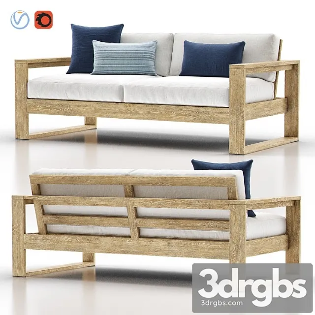 Portside outdoor sofa