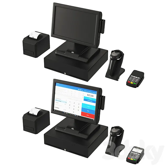 Pos terminal 3DModel