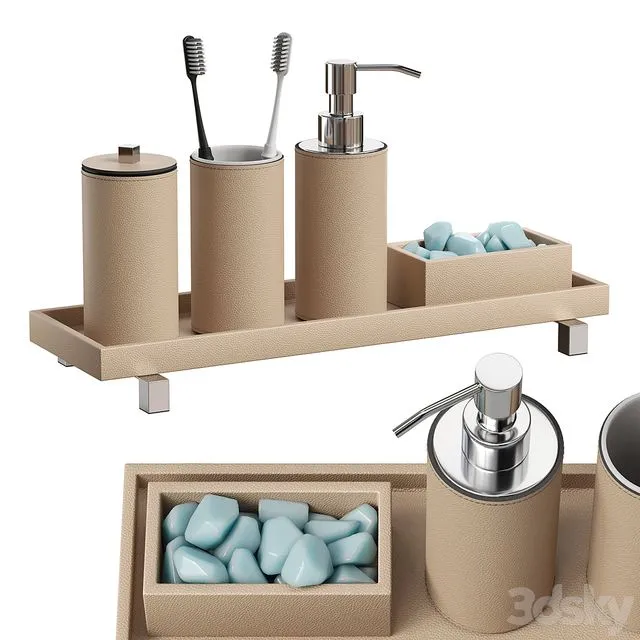 Poseidon bathroom set 3D Model