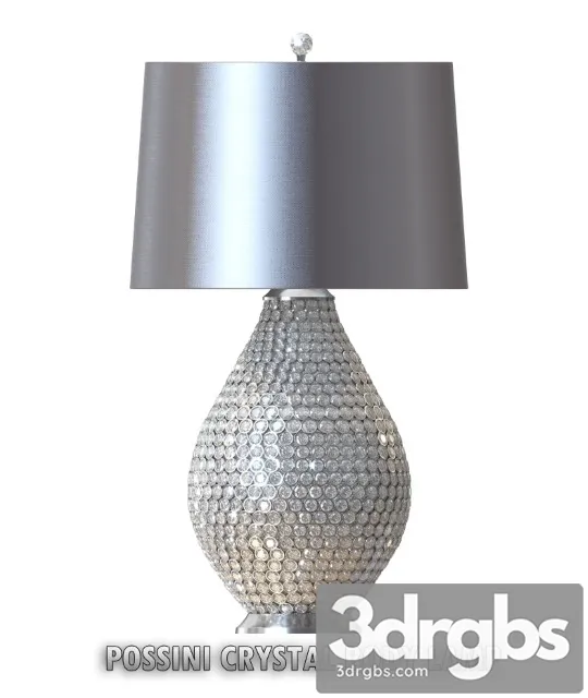 Possini Crystal Lamp 3D Model Free