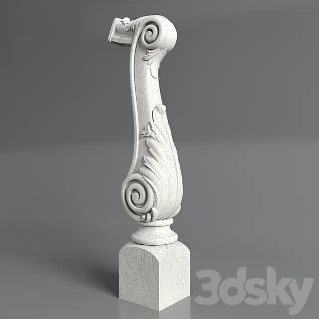 Post 3D Model