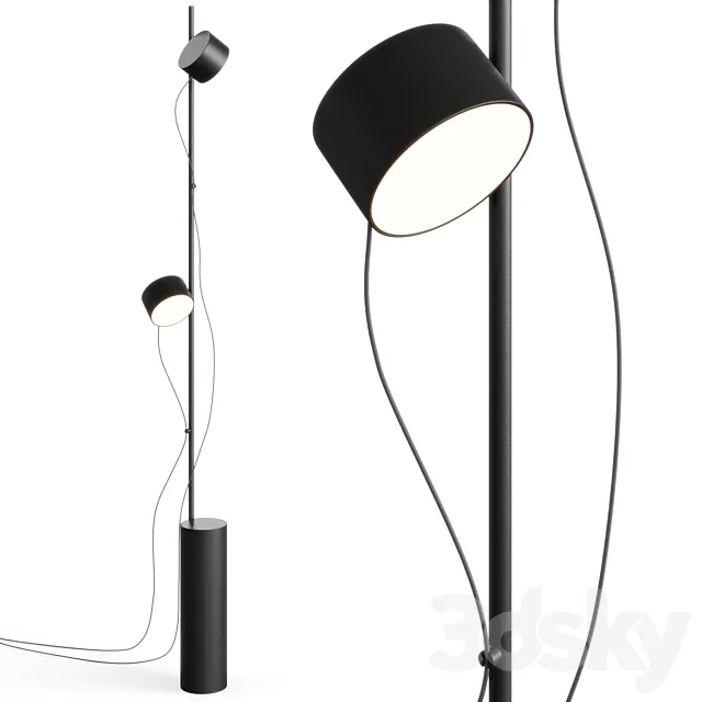 Post floor lamp by Muuto 3D Model