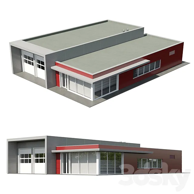 post office 3D Model