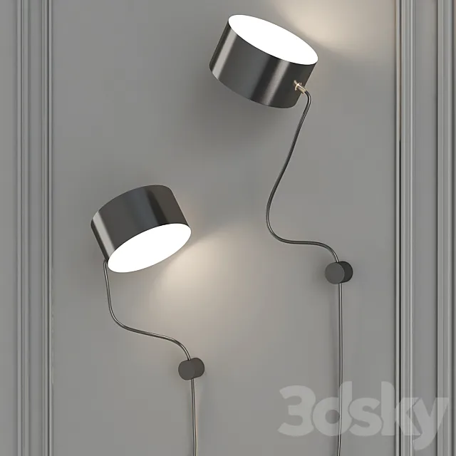 Post wall lamp 3D Model