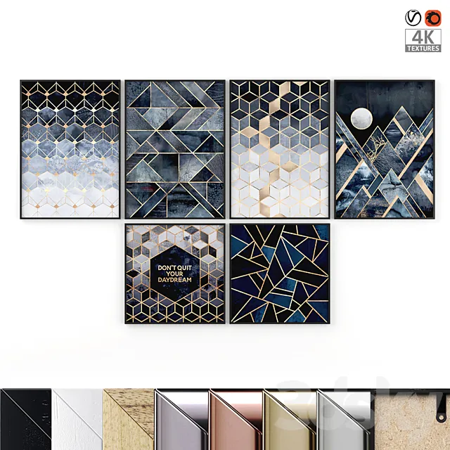 Poster Set "Elisabeth Fredriksson" 3D Model