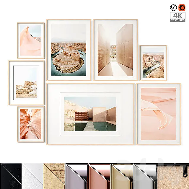 Poster Set "Find Your Way" 3DModel