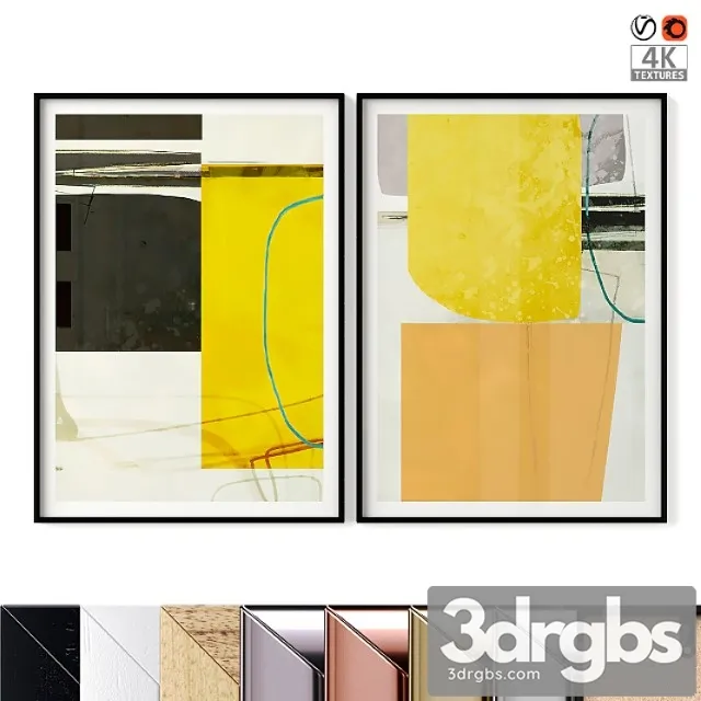 Poster Set Rising Tide 3D Model Free