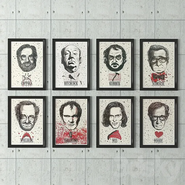 Posters "Directors" 3D Model