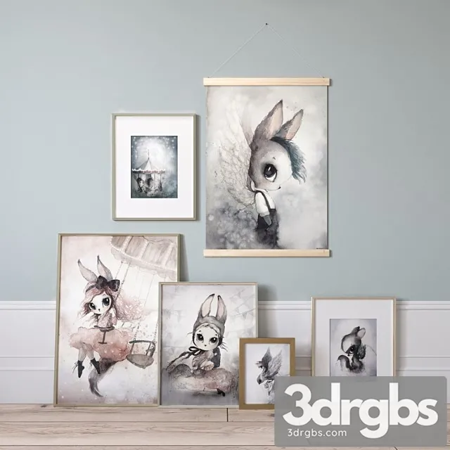 Posters for the children& 3D Model Free