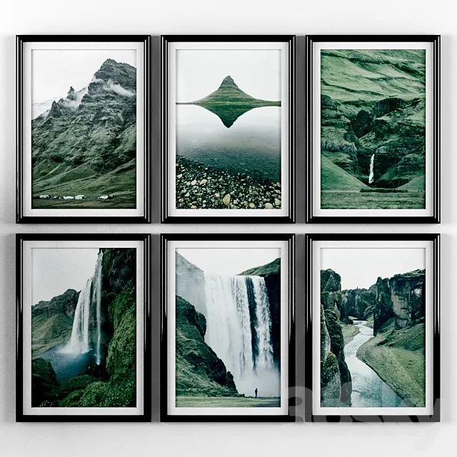 Posters: Iceland 3DModel