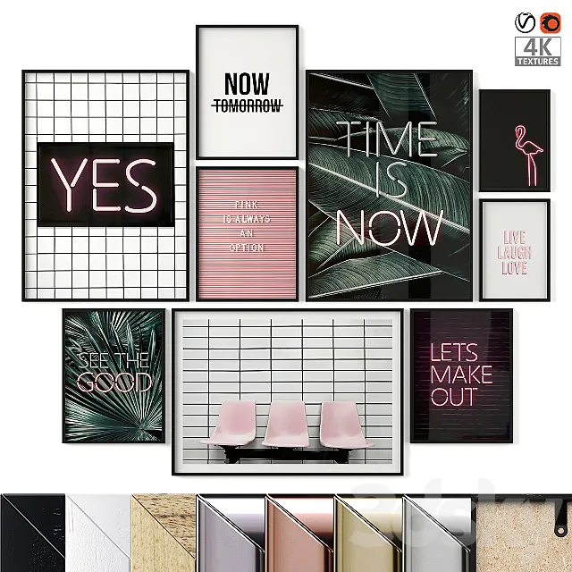 Posters Neon 3DModel