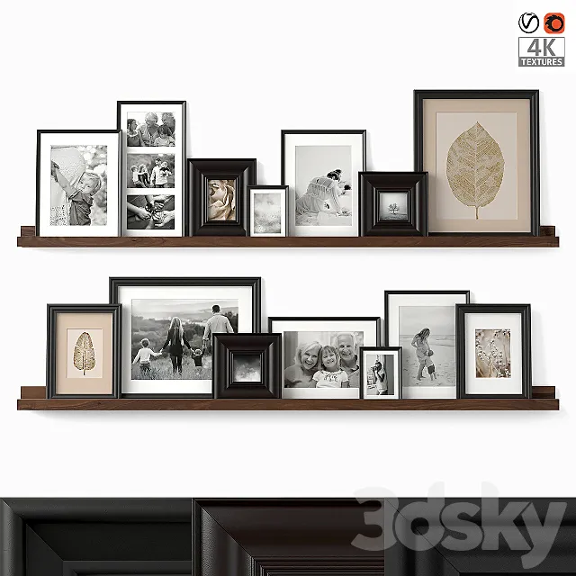 Posters On The Shelves 06 3D Model