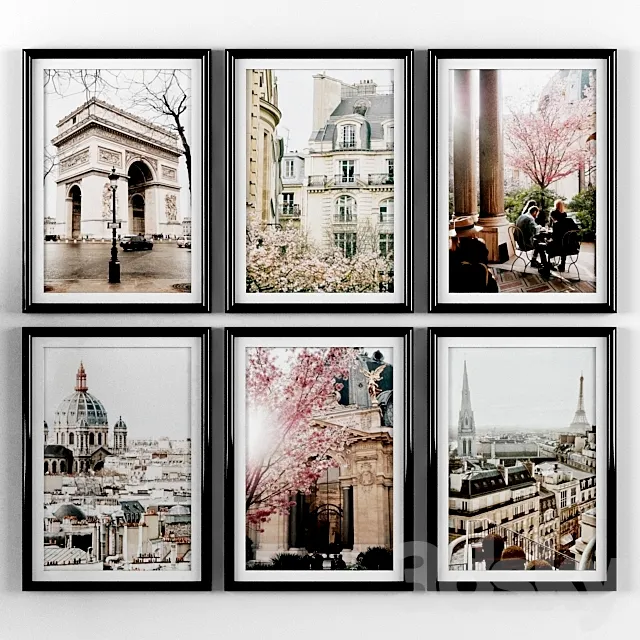 Posters: Paris 3DModel