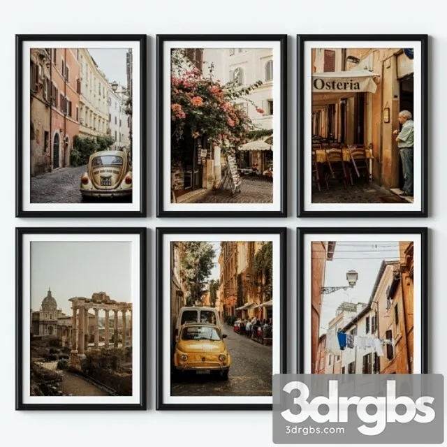 Posters - rome 3D Model Free