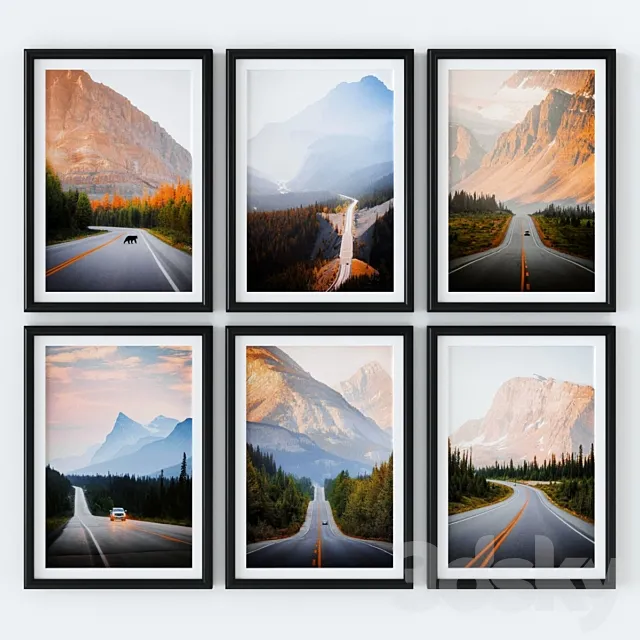 Posters - The Road 3D Model