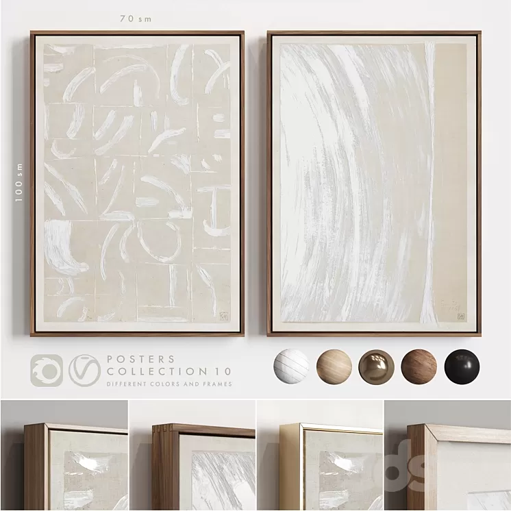 Posters_Collection_10 3D Model Free