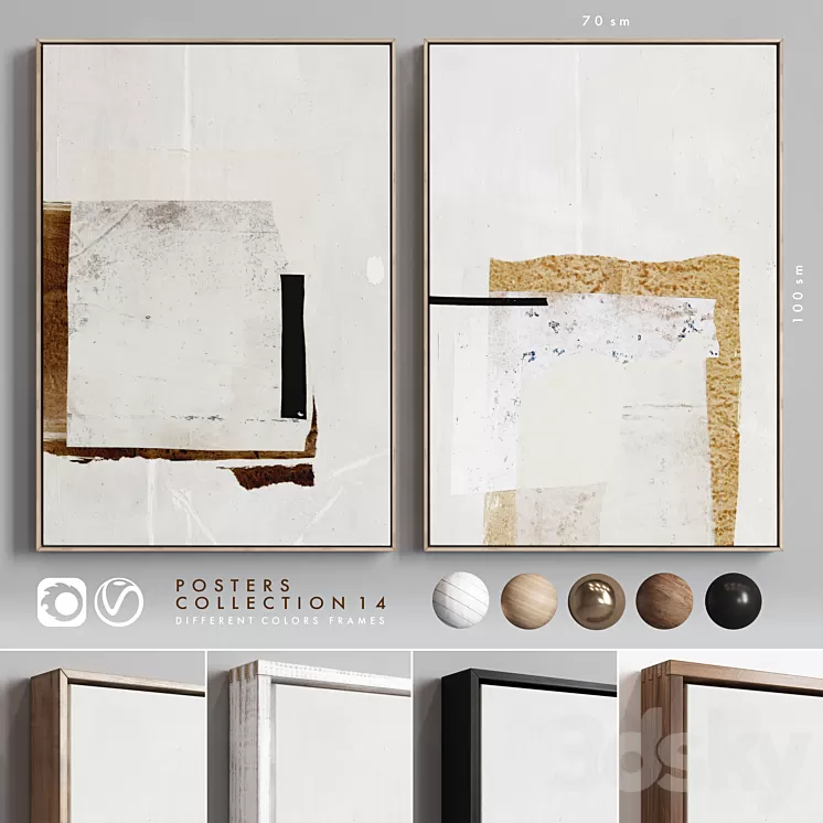 Posters_Collection_14 3D Model Free