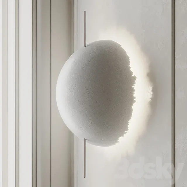 PostKrisi W 21 wall Light from Catellani and Smith 3D Model