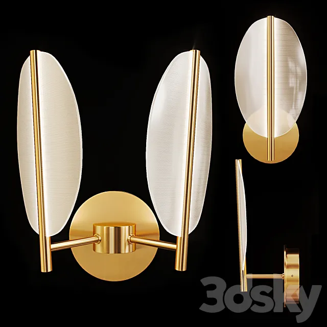 Postmodern LED wall lamp PRAIA 3DModel