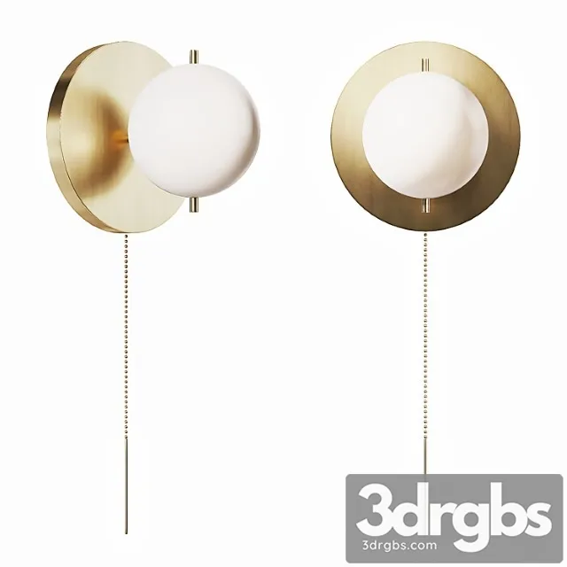 Postmodern wall lamp signal sconce 3D Model Free