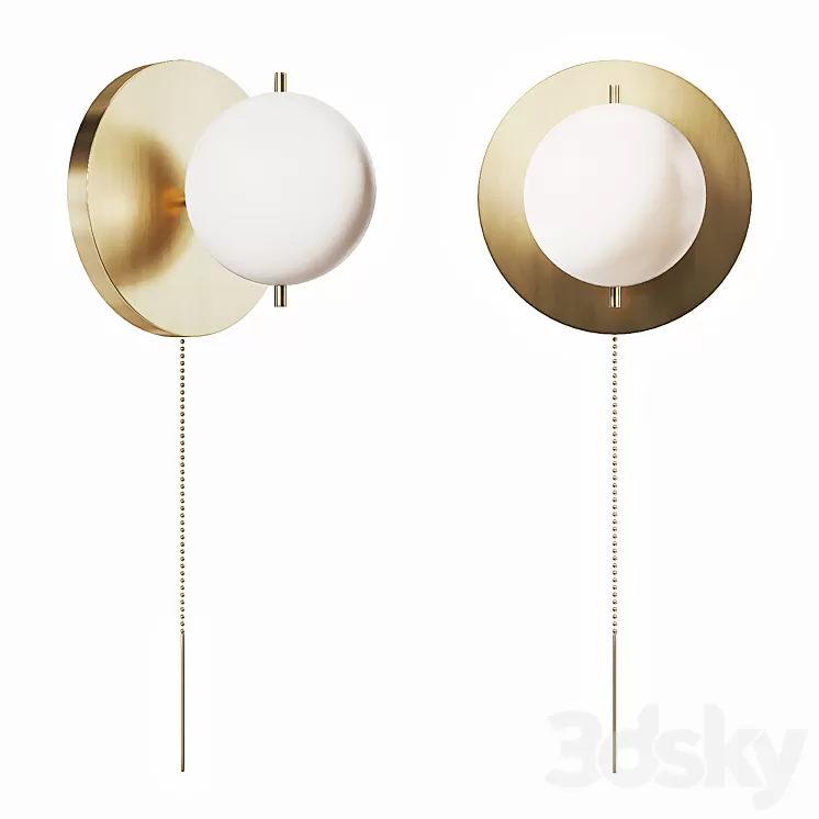 Postmodern wall lamp SIGNAL SCONCE 3D Model