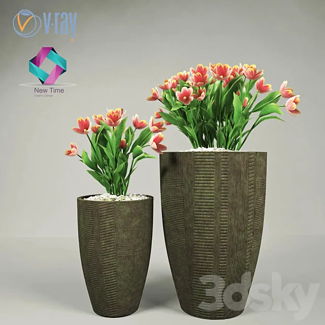Pot. flower 3DModel