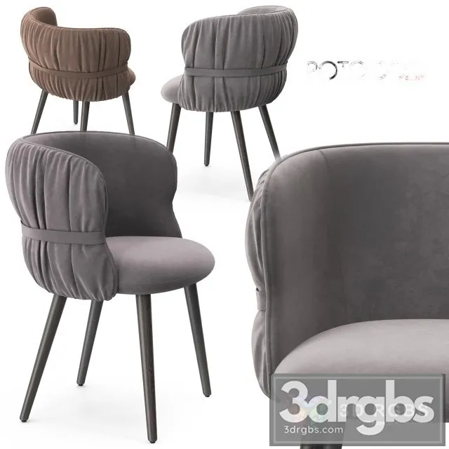 Potocco Coulisse Chair 3D Model Free