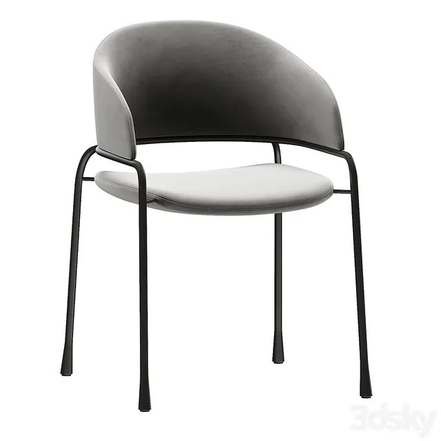 potocco FAST dining chair 3D Model