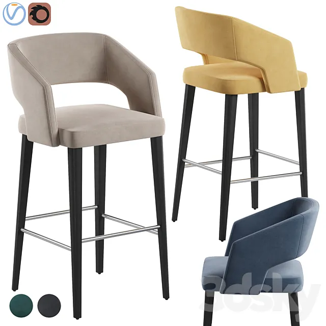 Potocco jolly barstool 3DModel