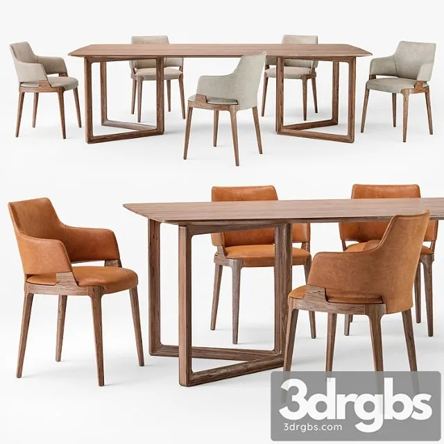 Potocco velis armchair opus table