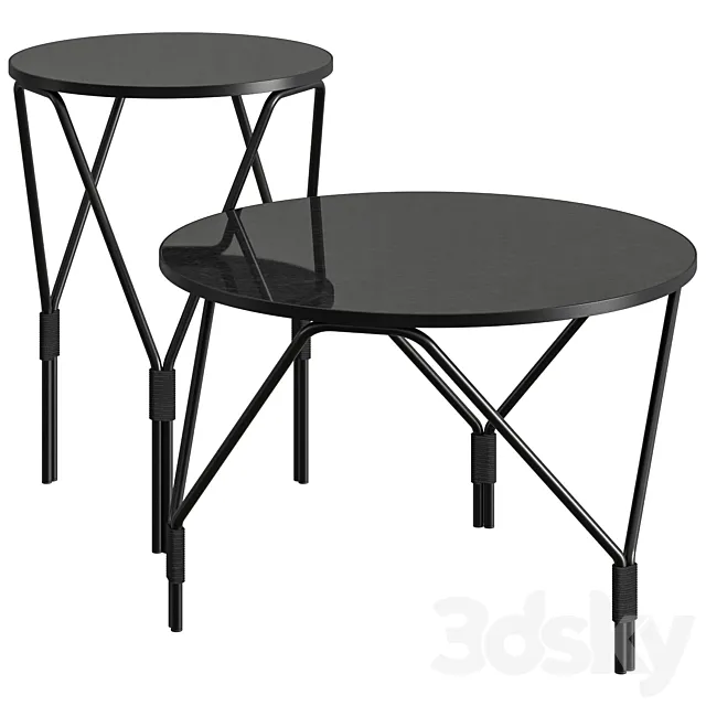 Potocco Weld Coffee Tables 3D Model