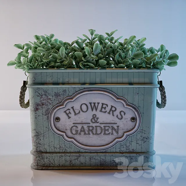 pots in the style of Provence 3D Model